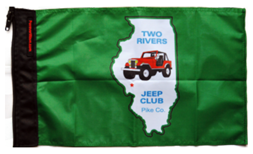 Two Rivers Jeep Club Flag