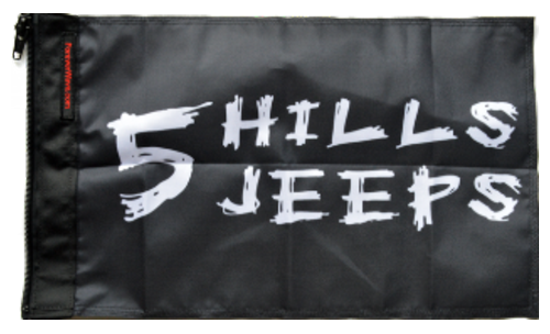 5 Hills Jeeps Flag