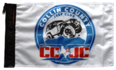 Collin County Jeep Club Flag Color