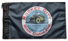 Rocket City Rock Crawlers Flag
