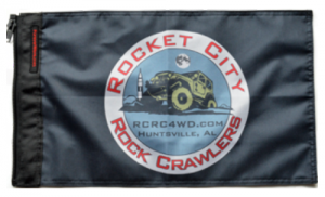 Rocket City Rock Crawlers Flag
