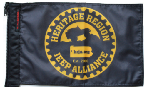 Heritage Region Jeep Alliance Flag Black