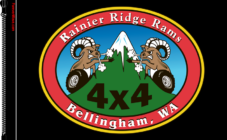 Rainier Ridge Rams Flag